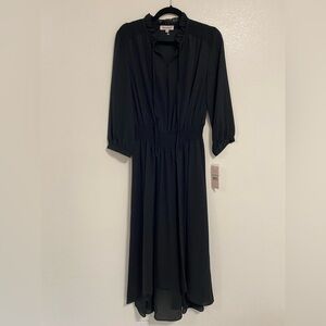 Nanette Lepore Dress Women’s Size 8 Black Long Sleeve Hi Low Dress